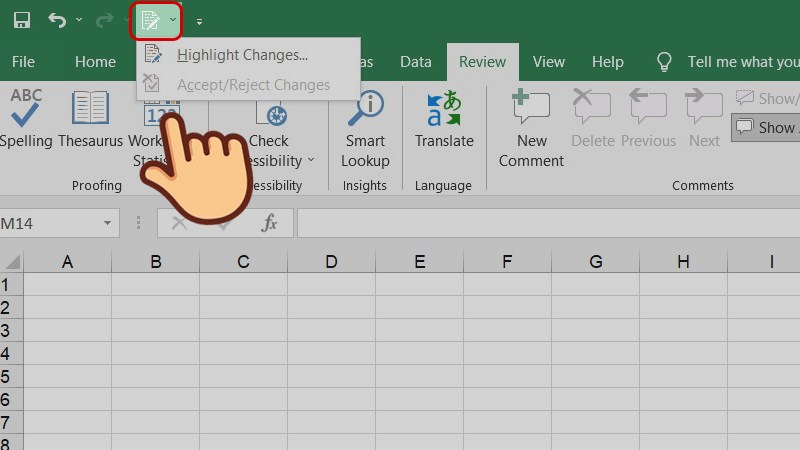 Cách kiểm tra lịch sử chỉnh sửa trong Excel và sử dụng track changes