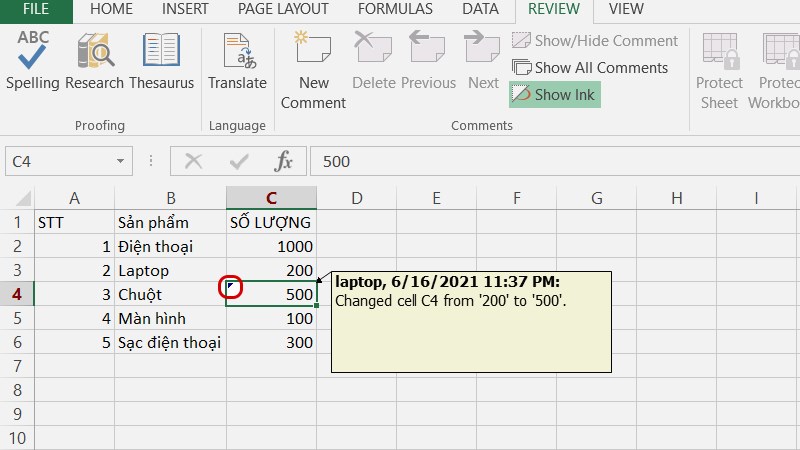 Cách kiểm tra lịch sử chỉnh sửa trong Excel và sử dụng track changes