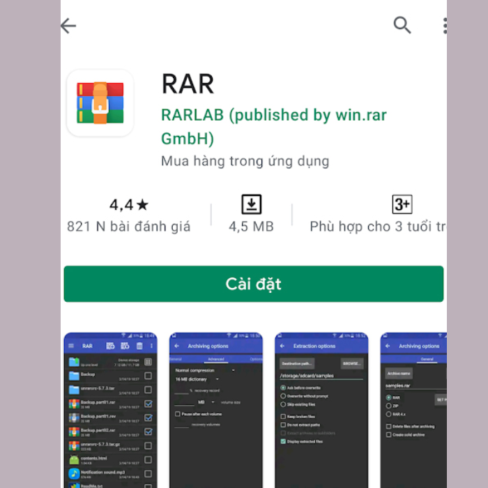 Mở và giải nén file RAR trên điện thoại một cách đơn giản và nhanh chóng
