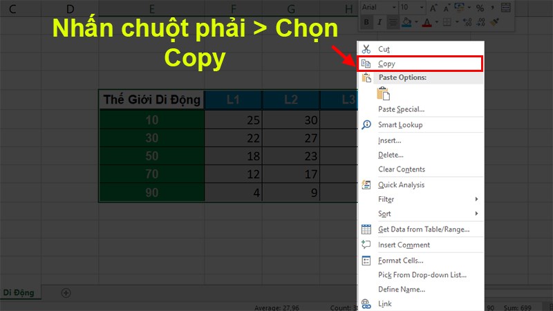 Biến đổi dữ liệu nhanh chóng: 2 cách đơn giản chuyển hàng thành cột, cột thành hàng trong Excel