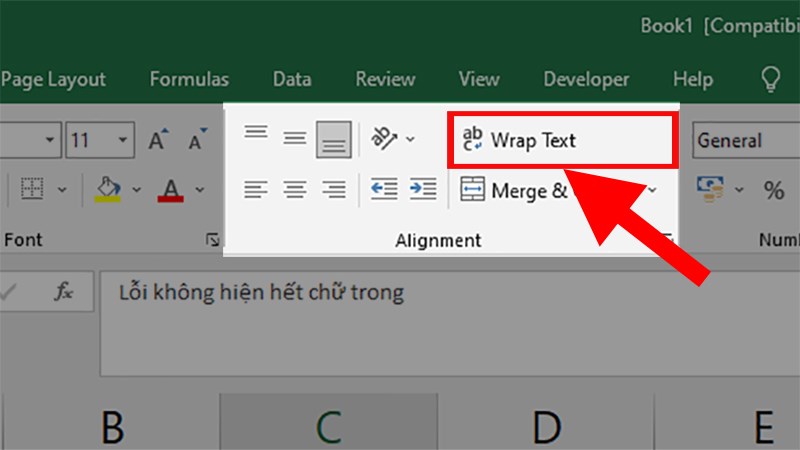 Chia sẻ bí quyết khắc phục lỗi chữ không hiển thị đầy đủ trong Excel với độ hiệu quả 100%