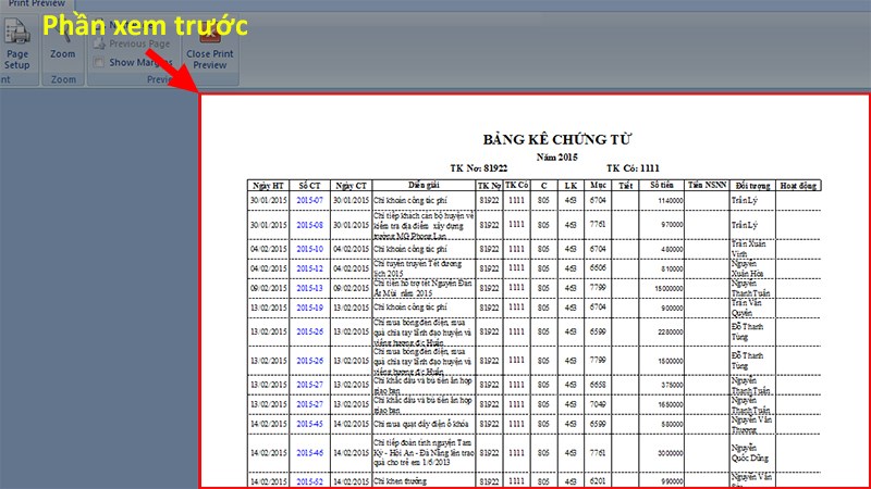 Xem trước khi in trong Excel và Google Sheets đơn giản