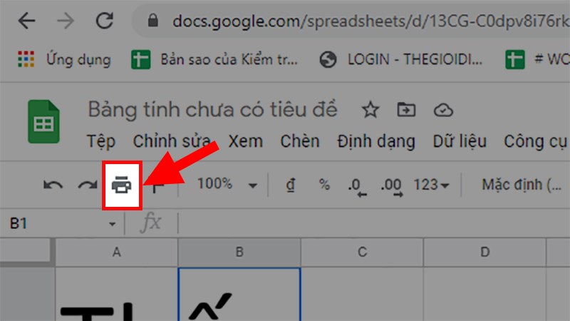 Xem trước khi in trong Excel và Google Sheets đơn giản