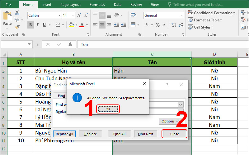 Hướng dẫn cách sắp xếp tên theo thứ tự ABC trong Excel một cách đơn giản, dễ dàng