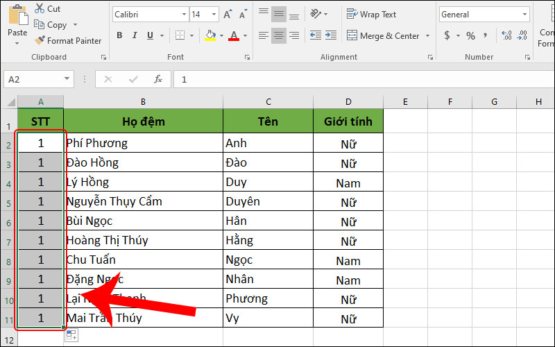 Hướng dẫn cách sắp xếp tên theo thứ tự ABC trong Excel một cách đơn giản, dễ dàng