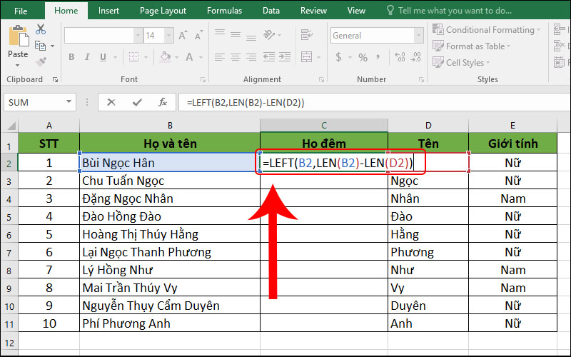 Hướng dẫn cách sắp xếp tên theo thứ tự ABC trong Excel một cách đơn giản, dễ dàng