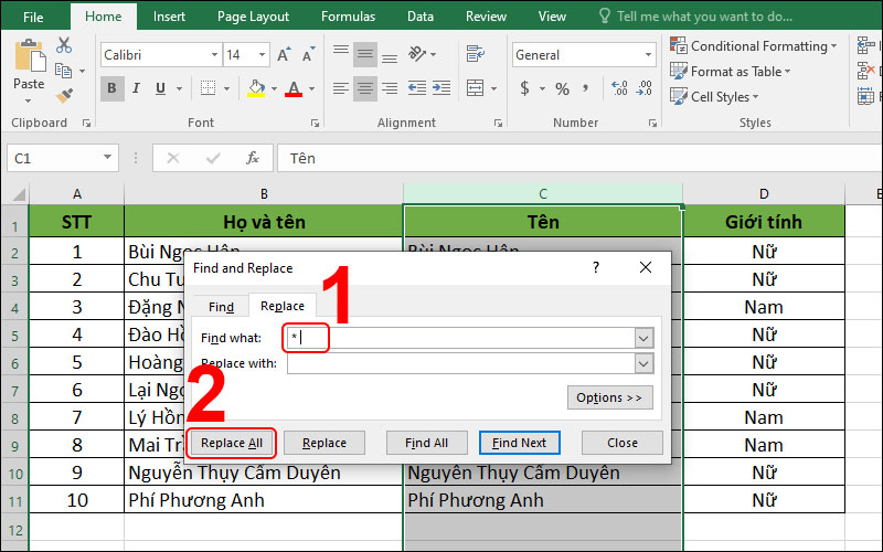 Hướng dẫn cách sắp xếp tên theo thứ tự ABC trong Excel một cách đơn giản, dễ dàng