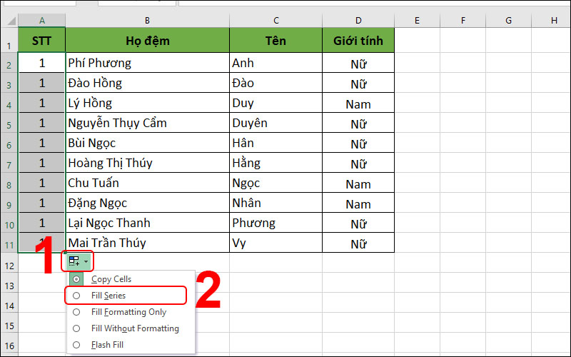 Hướng dẫn cách sắp xếp tên theo thứ tự ABC trong Excel một cách đơn giản, dễ dàng