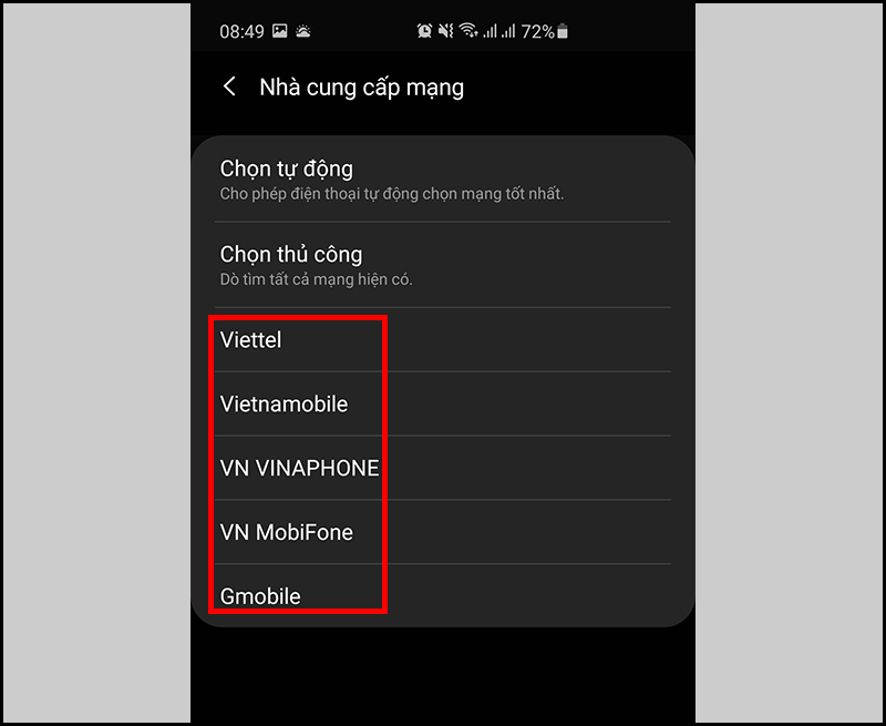 Làm thế nào để loại bỏ biểu tượng hình tròn gạch chéo trên điện thoại