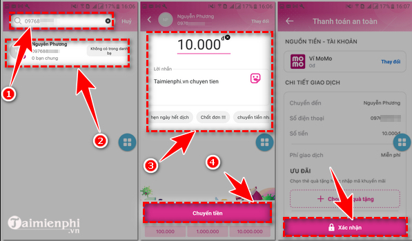 Kinh nghiệm chuyển tiền từ MoMo đến ngân hàng và Ví MoMo khác