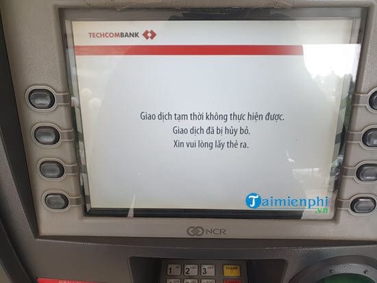 Chỉ đường rút tiền tại ATM Techcombank