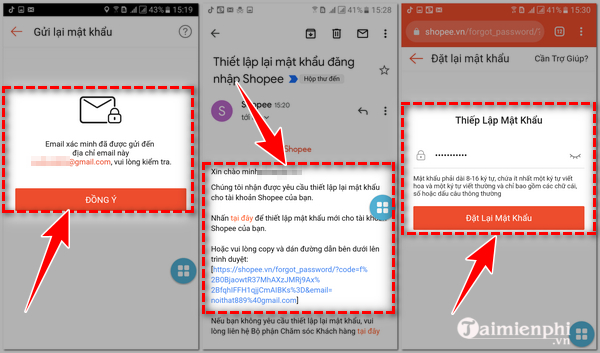 Bí kíp khôi phục mật khẩu Shopee qua Số điện thoại, Email