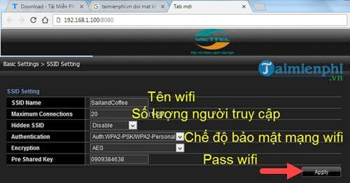 Hướng Dẫn Đổi Mật Khẩu Wifi Cáp Quang Viettel