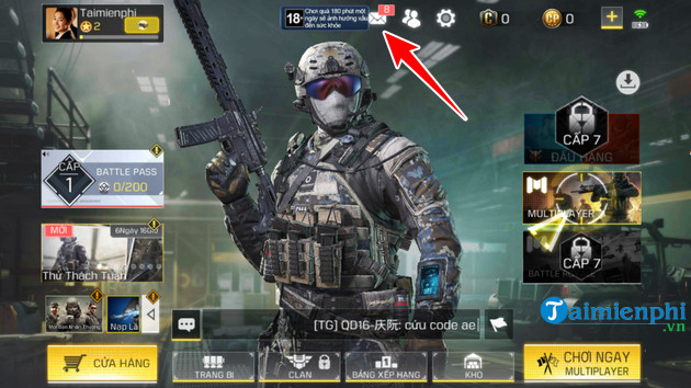 mobile -  Code Call of Duty Mobile VN và nhận quà tặng cho nhân vật trong trò chơi Huong-dan-nhap-code-call-of-duty-mobile-vn-4