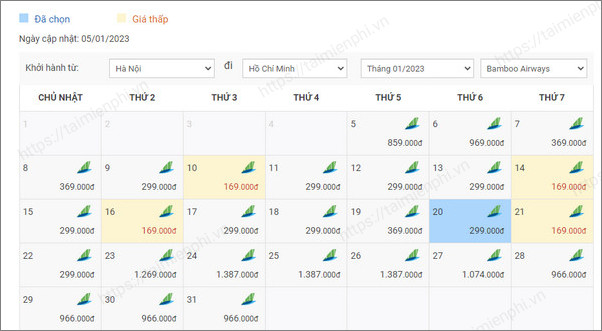 Khám phá bảng giá vé máy bay Bamboo 2023 và cách đặt vé với mức giá chỉ từ 80.000Đ