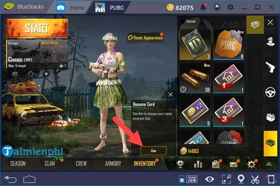 Làm thế nào để đổi tên nhân vật trong PUBG Mobile?