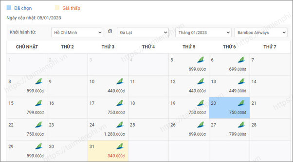 Khám phá bảng giá vé máy bay Bamboo 2023 và cách đặt vé với mức giá chỉ từ 80.000Đ
