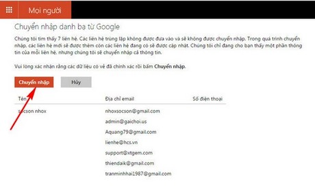 Chuyển Đổi Danh Bạ Giữa Android và Windows Phone
