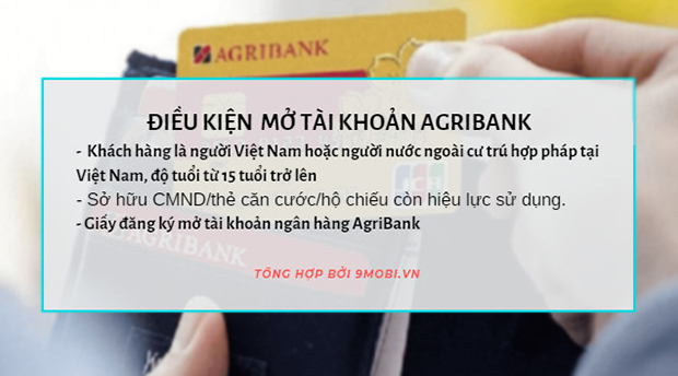 Mở tài khoản AgriBank: Điều kiện và chi phí