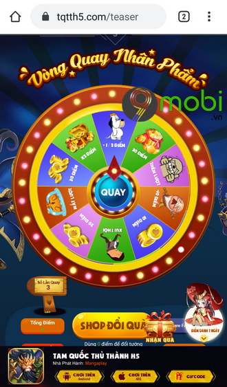 Mã Tam Quốc Thủ Thành H5 Code-game-tam-quoc-thu-thanh-h5-2