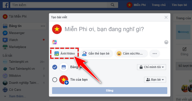 Đăng hình lên Facebook, cách tải ảnh lên Facebook theo kiểu mới nhất