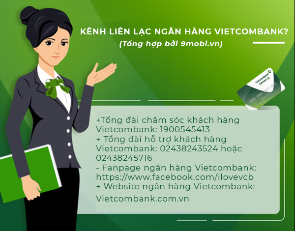 Danh sách liên lạc Vietcombank - Hỗ trợ khách hàng