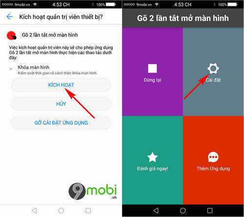 Chạm hai lần để mở khóa màn hình Android với ứng dụng Nhanh Nhẹn