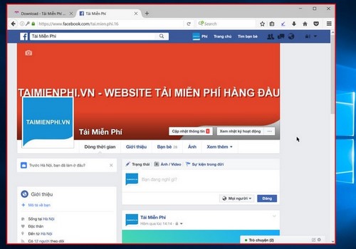 Cách chụp màn hình Facebook, lưu lại ảnh giao diện Facebook trên máy tính