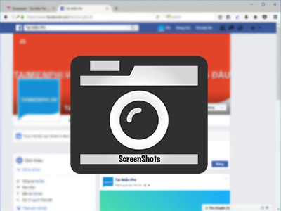 Cách chụp màn hình Facebook, lưu lại ảnh giao diện Facebook trên máy tính
