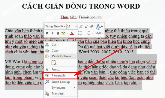 Hướng dẫn cách điều chỉnh khoảng cách giữa các dòng trong Word 2016, 2010, 2007, 2013, và 2019