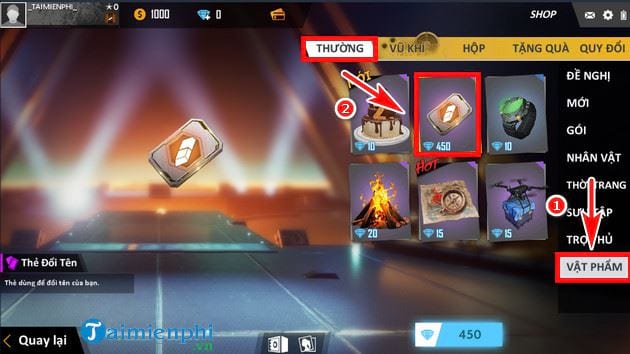 Bí quyết thay đổi tên nhân vật trong Garena Free Fire một cách sáng tạo