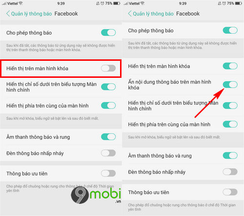 Cách hiển thị thông báo trên màn hình khóa của điện thoại Oppo