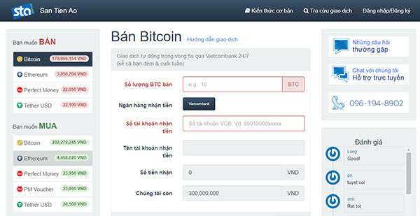 Danh sách các trang web hàng đầu để mua bán Bitcoin tại Việt Nam