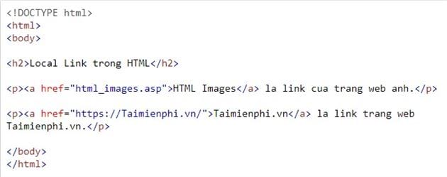 Cách Sử Dụng Liên Kết Trong Html Cú Pháp Và Ví Dụ 5800