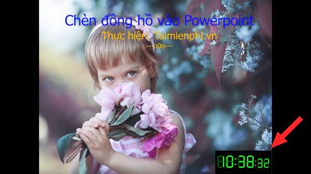 Chèn Đồng Hồ vào Slide PowerPoint