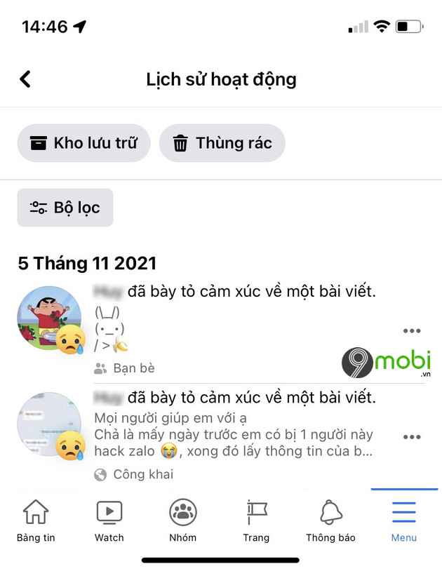 Cách theo dõi nhật ký hoạt động trên Facebook từ điện thoại Android và iPhone