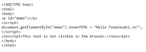 JavaScript trong HTML: Cú pháp và Ví dụ Minh họa