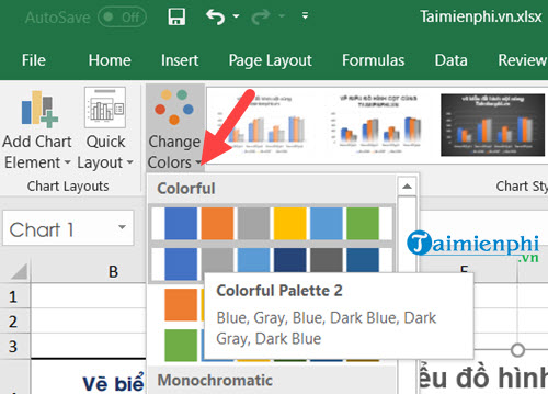 Bí quyết tạo biểu đồ cột trong Excel từ năm 2003 đến 2019