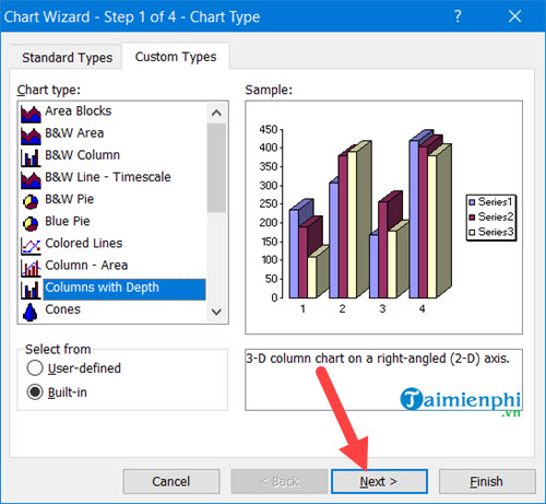 Bí quyết tạo biểu đồ cột trong Excel từ năm 2003 đến 2019