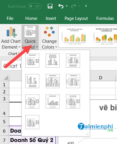 Bí quyết tạo biểu đồ cột trong Excel từ năm 2003 đến 2019