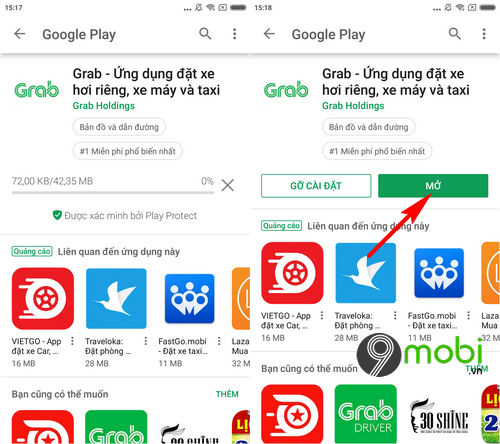 Hướng dẫn tải ứng dụng Grab cho điện thoại của bạn
