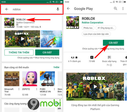 Hướng dẫn tải và trải nghiệm ROBLOX trên điện thoại