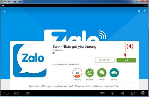 Cách đăng ký Zalo trên máy tính sử dụng BlueStacks