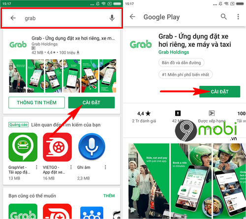 Hướng dẫn tải ứng dụng Grab cho điện thoại của bạn