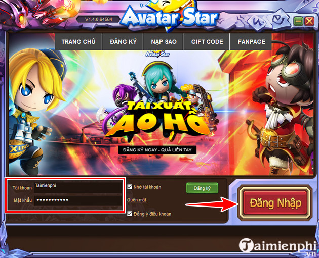 Hướng dẫn cài đặt và trải nghiệm Avatar Star Online