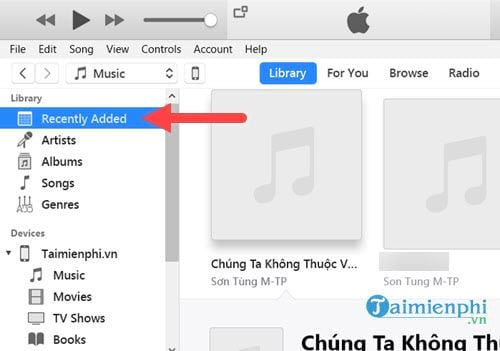 Cách xoá nhạc trên iPhone sử dụng iTunes