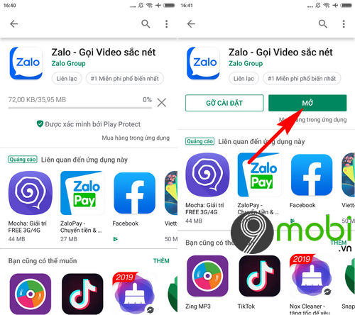 Cách cài Zalo trên điện thoại Android và iOS