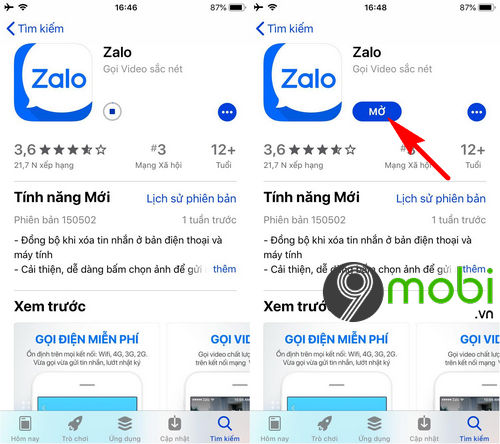 Cách cài Zalo trên điện thoại Android và iOS