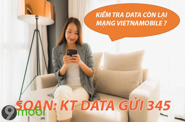 Phương pháp kiểm tra lượng dữ liệu Vietnamobile còn lại, đã sử dụng