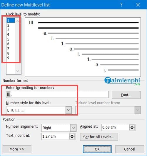 Hướng dẫn cách sử dụng số La Mã trong Word và đánh chỉ mục số La Mã